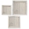 Ekena Millwork Square, Closed Back, Vintage Farmhouse Shadow Box Shelves, Barnwood Decor Collection, PK3 DECR15SBSQCBWH - alternate 1